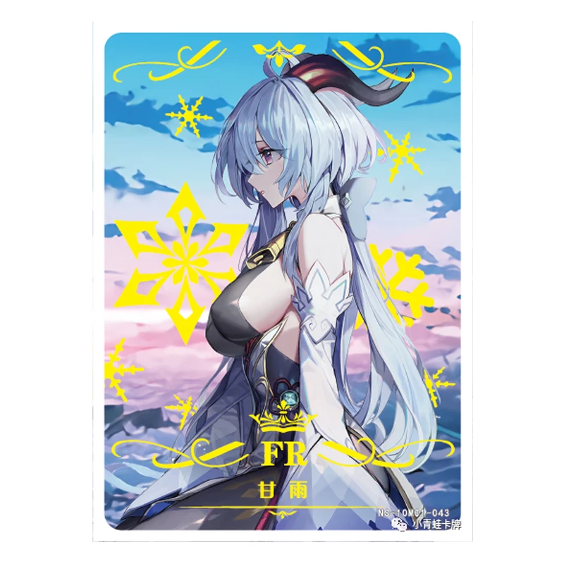 Goddess Story 10M01 series rare FR card Anime character bronzing collection flash card Kids toy card Christmas birthday gift