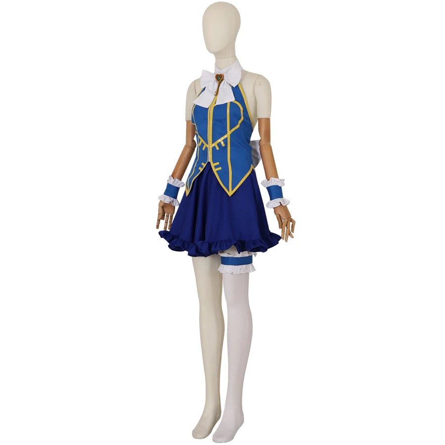 Anime Women Costume Natsu Mage Lucy Heartfilia Aquarius' Dress Cosplay Costume Lolita Dress Suit Uniform Halloween