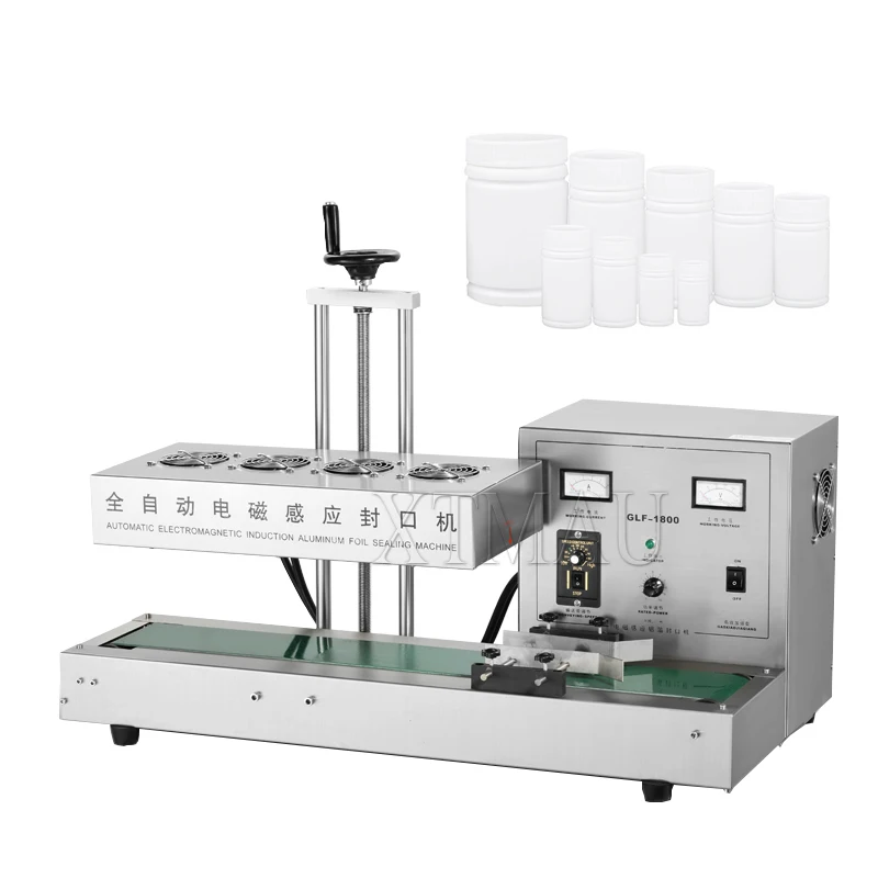 

Automatic Continuous Electromagnetic Sealing Machine Induction Aluminum Foil Packing Machine Plastic Glass Bottle Cap Sealer