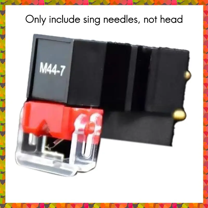 Promoção! Agulha stylus de substituição de diamante para Shure M44-3 N44-7 M44G M44-7 se encaixa DUAL DN305 DN306 para cartuchos GARRARD