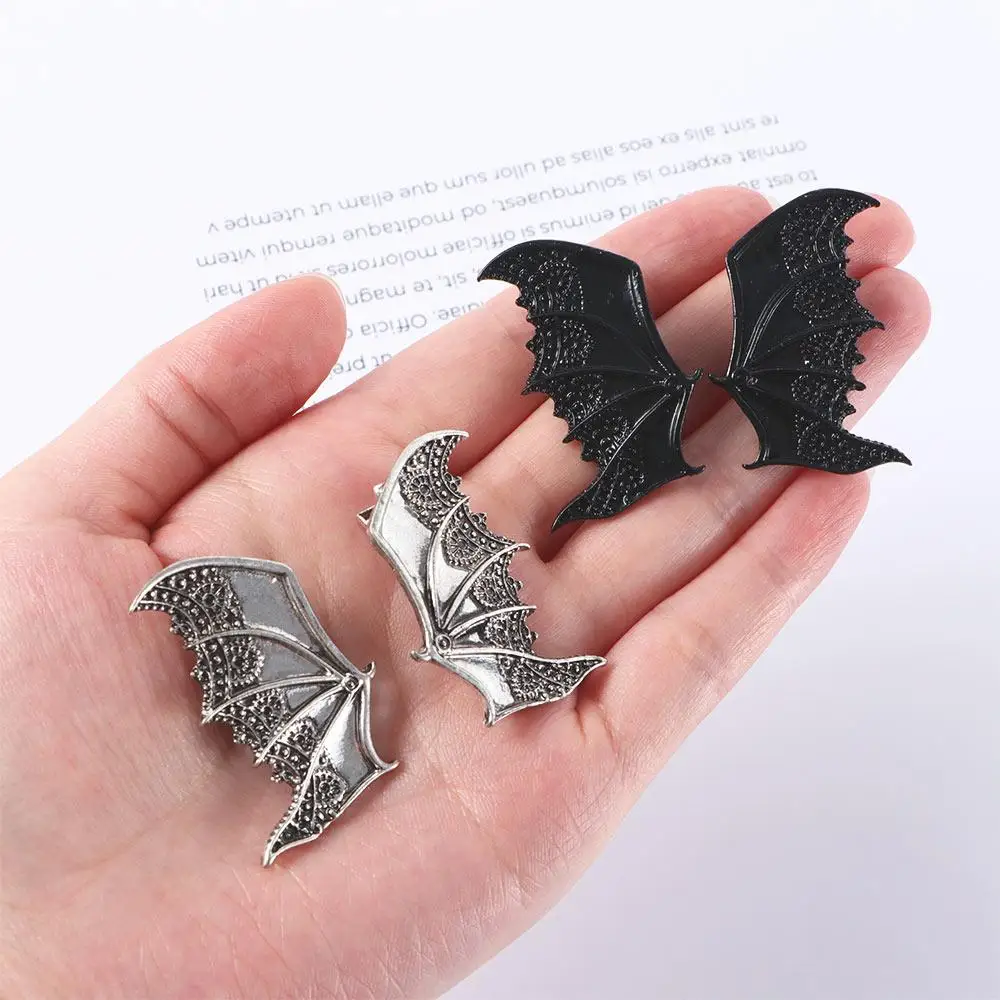 Gift 2Pcs/set Headwear Hair Bangs Clip Girls Alloy Women Hair Clips Korean Style Barrettes Bat Wings Hairpin Hair Accessories