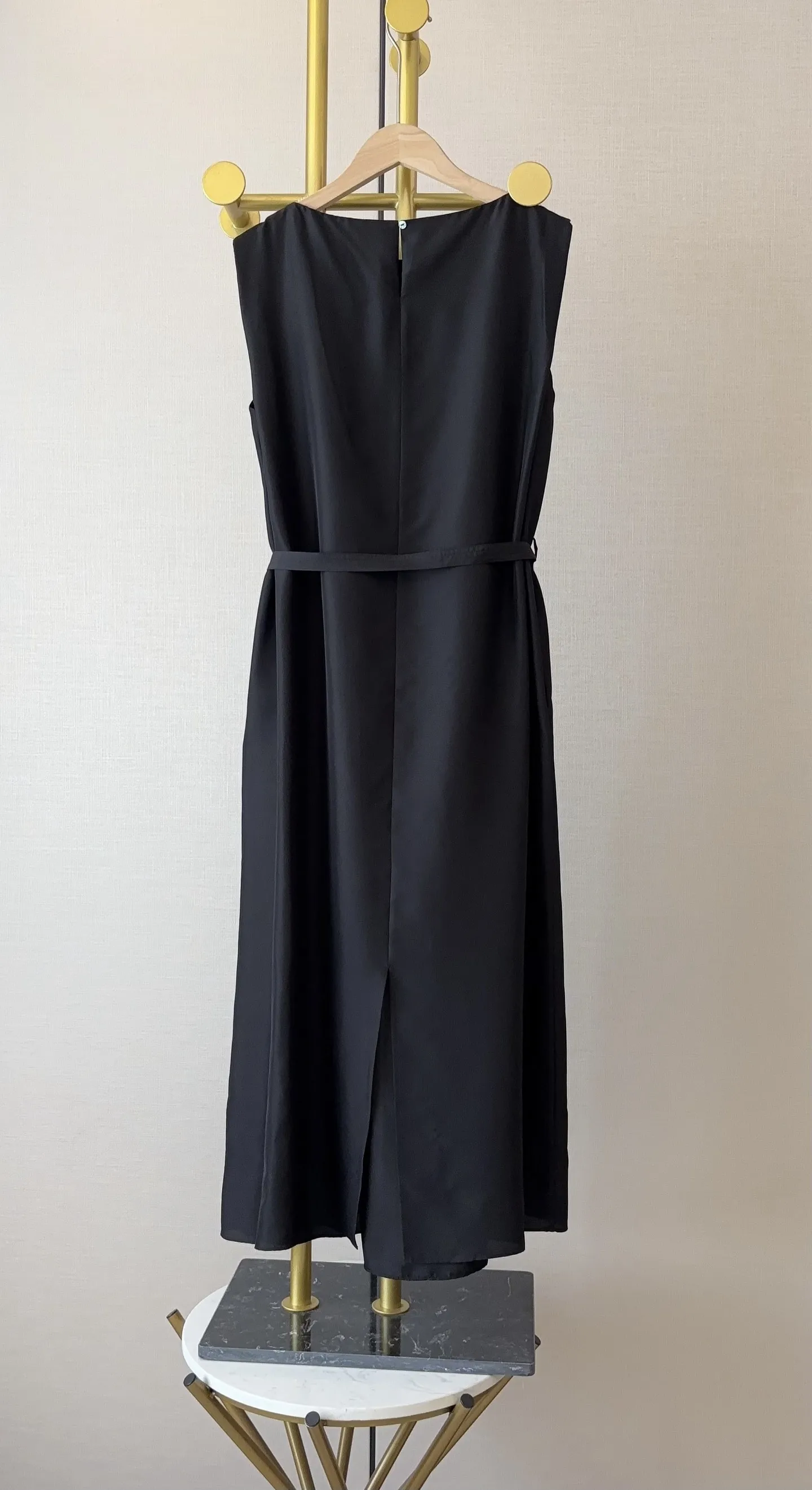 2026 Summer New Fragrant Cloud Yarn Belt Sleeveless Dress