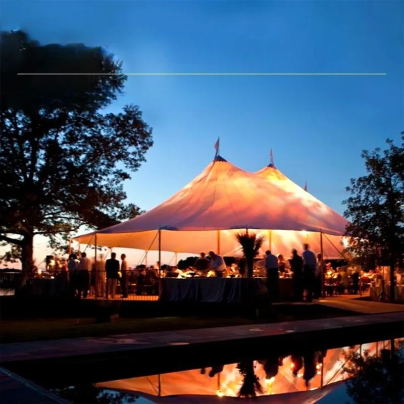Outdoor Hotel Tent Camping Team Building Pole Party Restaurant Resort Wedding Luxury Tent Hot Sale Wild Luxury Canopy Tent
