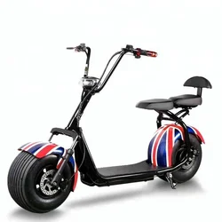 1000w 1500w 60v Lithium Battery Citycoco/seev/woqu Front Back Suspension Fat Tire Electric Scooter/cheap E-scooter