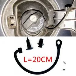 1X Car Fuel Tank Cap Cover Cable Line Rope Ring For Fiat 500 Grande Punto Bravo Doblo For Alfa Romeo Car Part