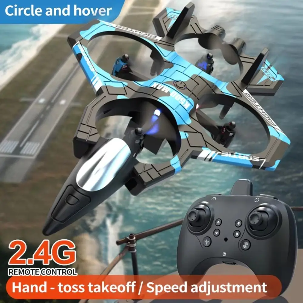 

EPP Foam Remote Control Foam Fighter Rechargeable 2.4G Stunt Four Motor Helicopter Toy Gravity Sensing with Light