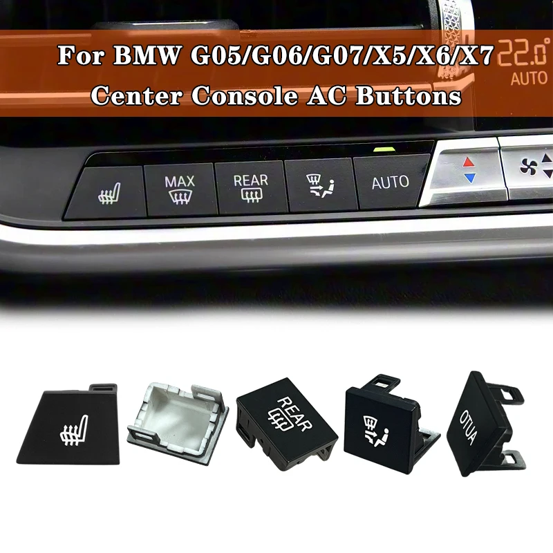 

Кнопка кондиционера на центральной панели управления воздухом для BMW G05 G06 G07 X5 X6 X7 кнопка кондиционера