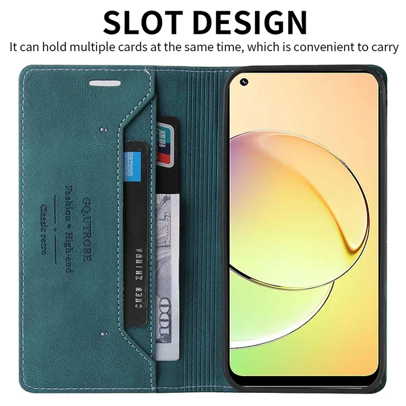 Wallet Flip Leather Case For Realme 10 9i 9 Pro Plus 8i 8 Narzo 60 Pro C67 C53 C51 C25Y C21Y C11 GT Neo OPPO Find X3 Reno 5 Lite