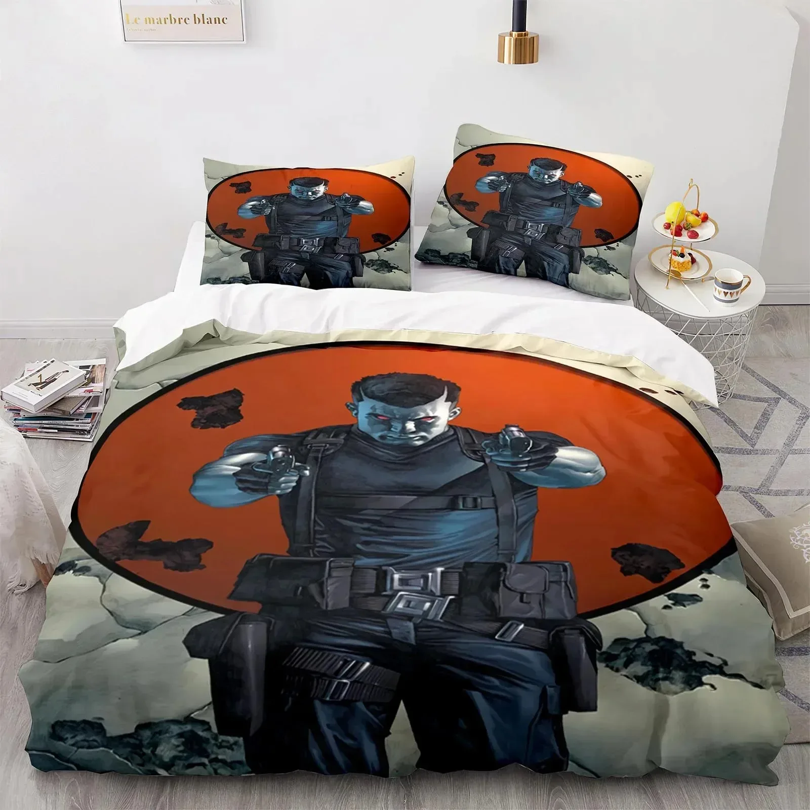 

3D Print BloodShot Bedding Set For Bedroom Soft Modern Bedspreads Comefortable Kids Duvet Cover Quilt Cover And Pillowcase