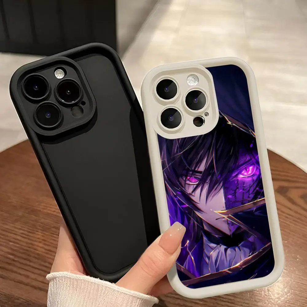 1PC Luxury Anime For C-Code G-Geass MINISO Phone Case Eye Ladder For Iphone 11 12 13 14 15 16 Pro PLUS PRO MAX