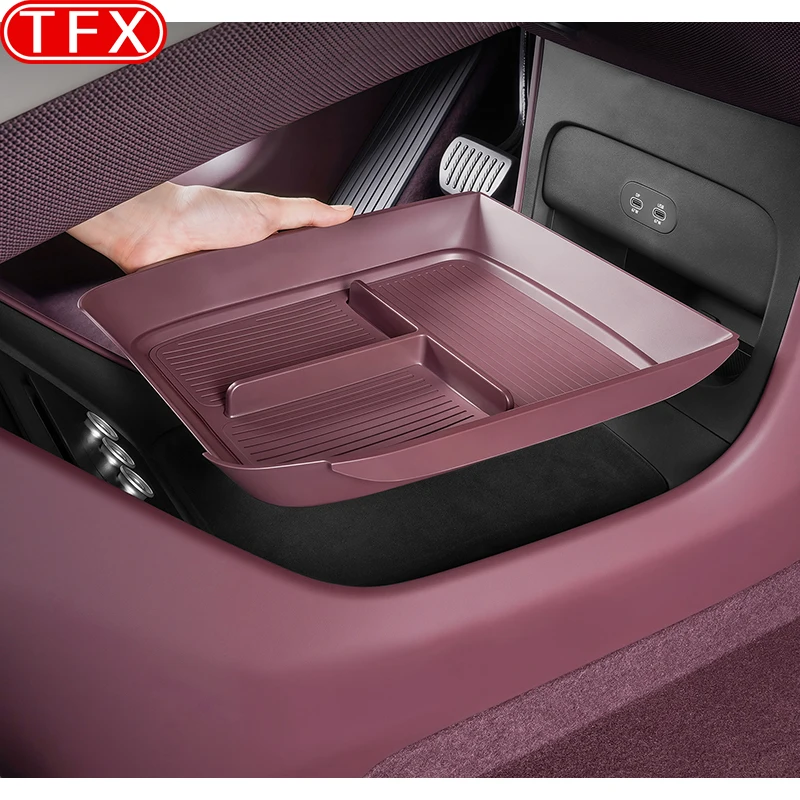 For Xiaomi YU7 2025 2026 Car Central Control Lower Storage Box Mounted Multi-functional Storage Box Modification Accessories