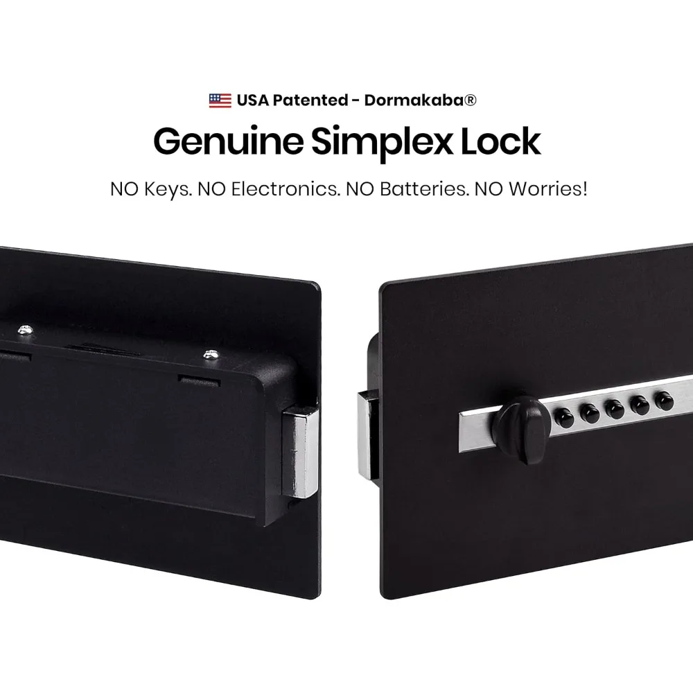 seguro de bloqueio simplex mecânico pequeno e resistente para múltiplos pistolas e pistolas