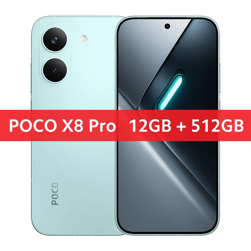 Wersja globalna POCO X8 Pro, procesor Dimensity 8500-Ultra, aparat 50 MP Sony Lmx882 z stabilizacją obrazu OIS, ekran Amoled o rozdzielczości 1,5K i częstotliwości odświeżania 120 Hz, wyjątkowo jasny, bateria o pojemności 6500 mAh (typowa)  — zdjęcie produktu 9