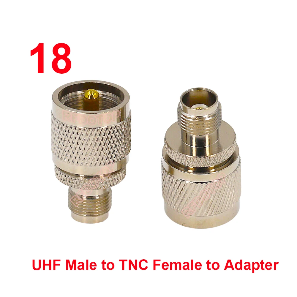 1 SZTUK UHF SO239 PL259 Conector SL16 UHF SO-239 PL-259 Male Female to SMA/ Q9 BNC/ L16 N/ TNC/ F/ FME Plug to Jack 90 Adapter koncentryczny