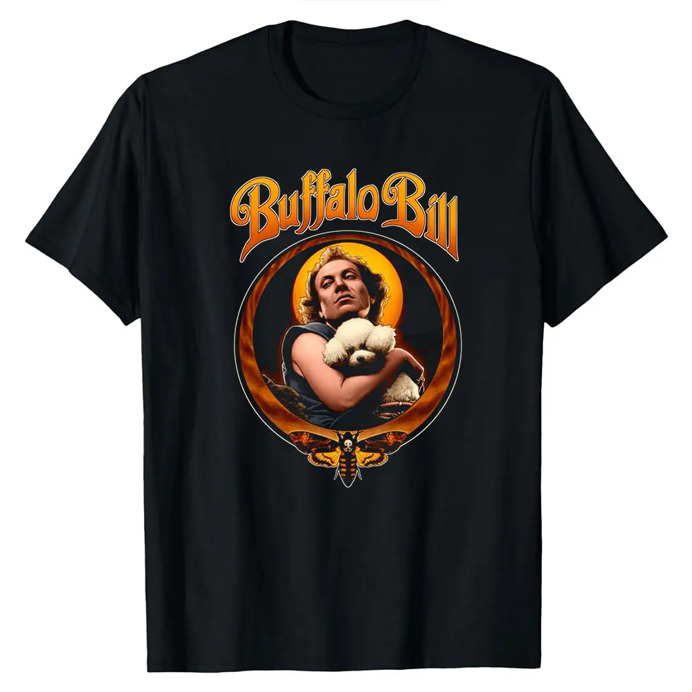 Camiseta de la película de terror retro de Buffalo Bill, El silencio de las ovejas, ropa con gráficos de Hannibal, película de terror, Hannigram, camisetas de todas las tallas