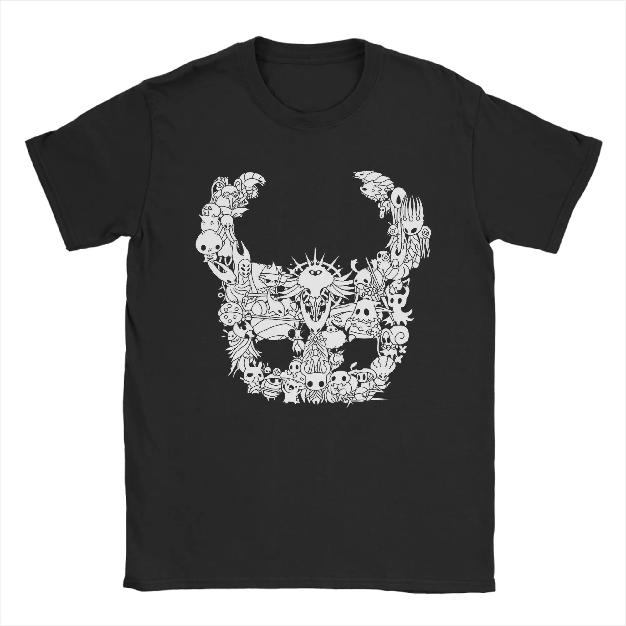 

2026 Retro Video Game "Void Knight" Related T-Shirt Cotton fabric Short-sleeved sports shirt Streetwear T-shirt