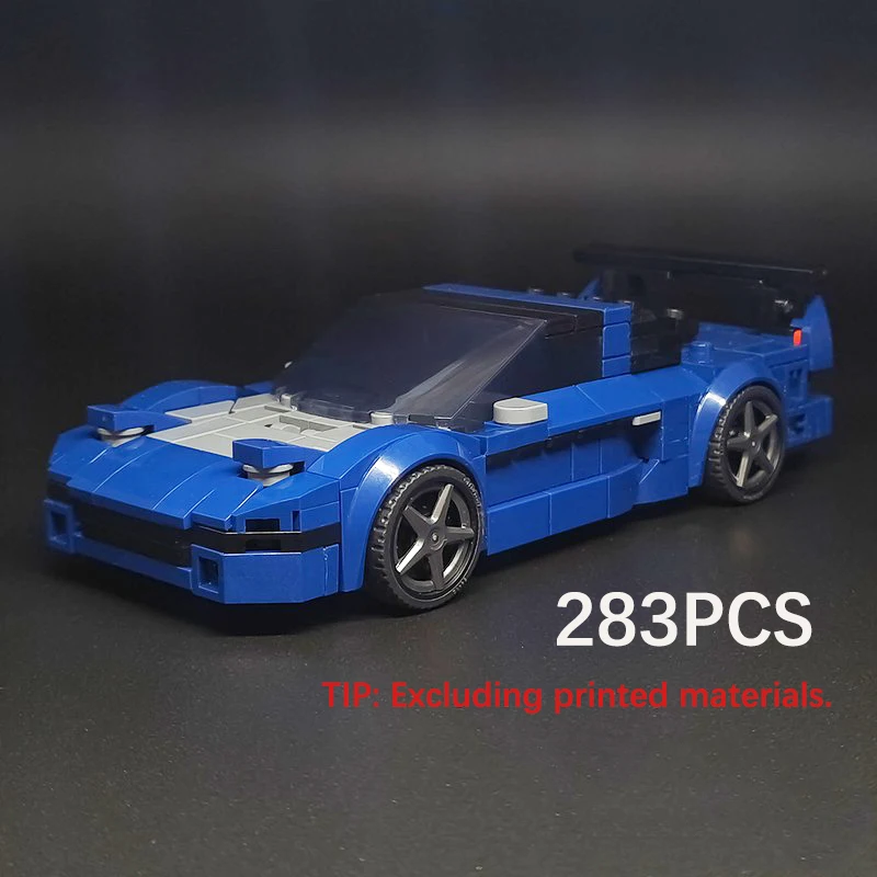 

MOC-180539 Famous Blue Top Tier Sports Car Model 283PCS Building Bricks Modular Technology Gifts Assemble Kid Toy