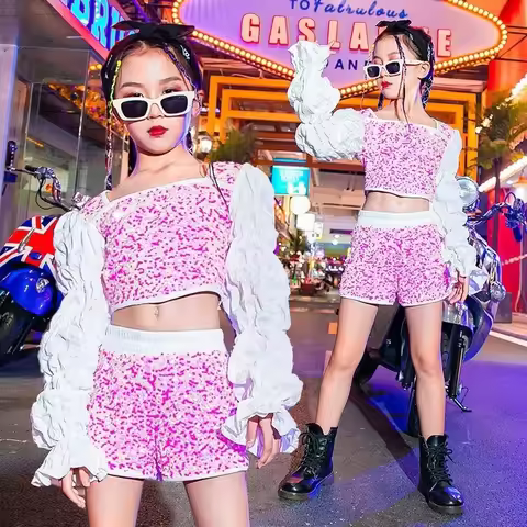 Jazz Troupe Cheerleading Dance Performance Walk Show Fashion Dress Girls' Fashionable