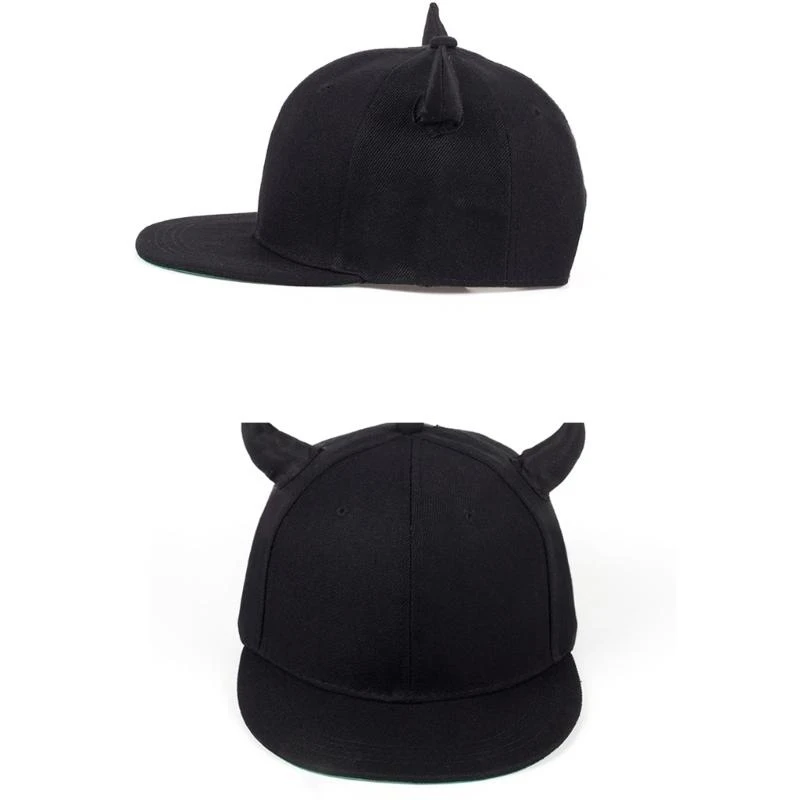 39BD Casual Cap Trucker Hat Vintage Punk Horn Baseball Cap Horn Verstellbare Dad-Mütze für Reisen Fitness Workout – Detail 8