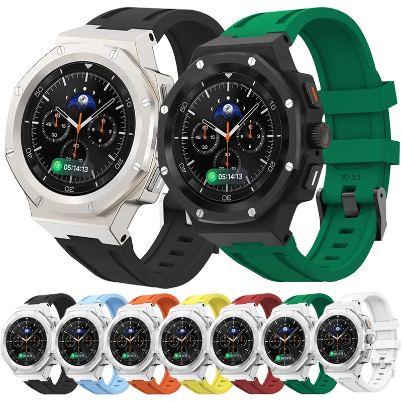 

Luxury Stainless Steel Modification Kit For Samsung Galaxy Watch 8 44MM 40MM Metal Mod Kit For Samsung Watch 8 Classic 46mm