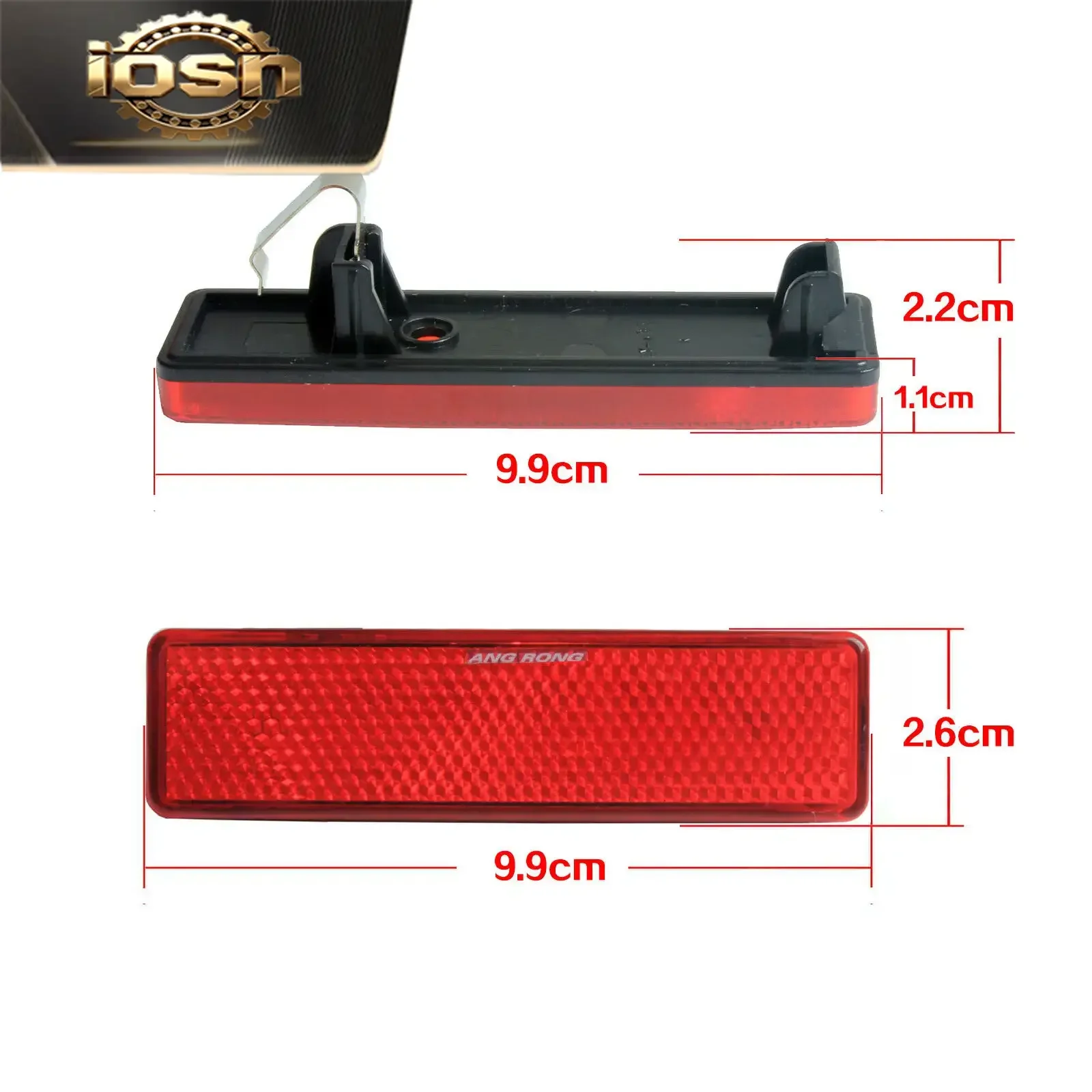 Rear Bumper Reflector for Vauxhall for Opel Vivaro Movano For Nissan Primastar for Renault Master Trafic ABS Reflector (No bulb)