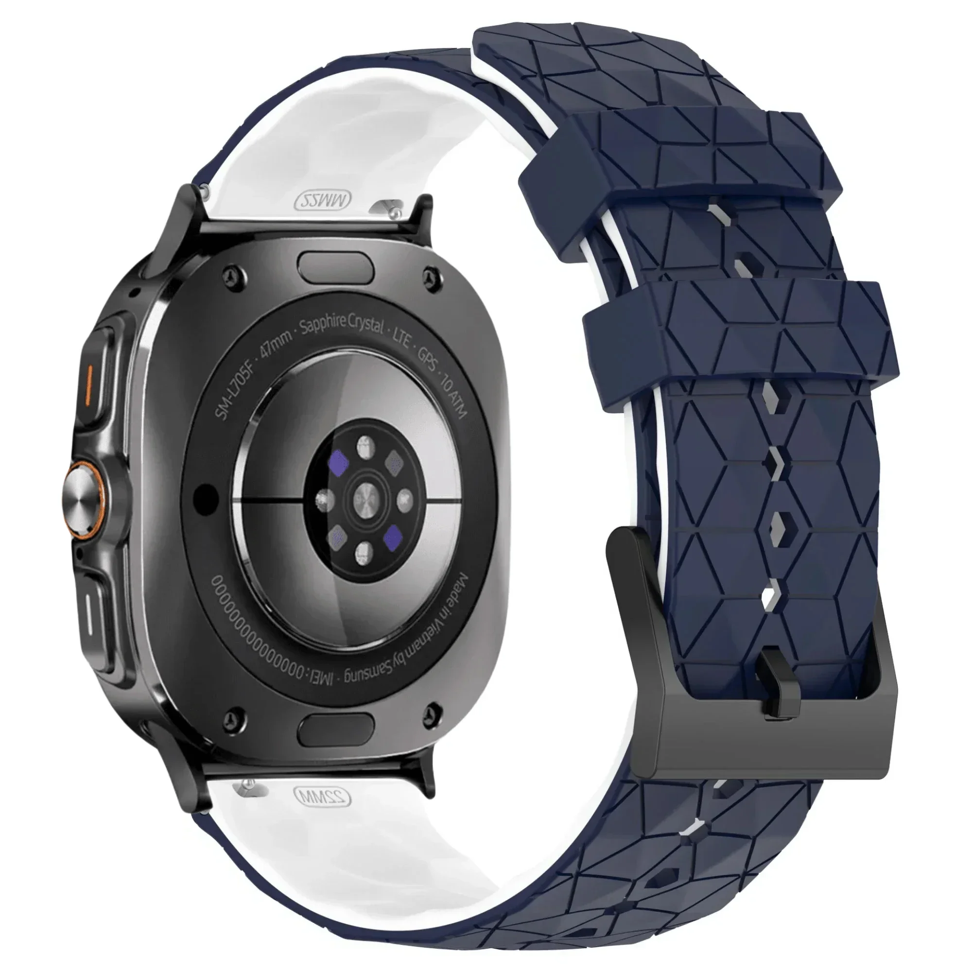 Football Pattern Silicone Strap for Samsung Galaxy Watch 8 Ultra 47mm Bracelet Band for Galaxy Watch 7 Ultra Correa Accessories