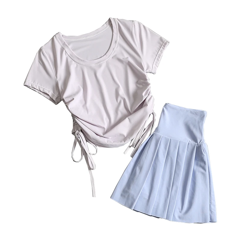 Traje deportivo de yoga para mujer en verano, hermoso, delgado y de cintura alta, delgado y transpirable, profesional, para correr y fitness