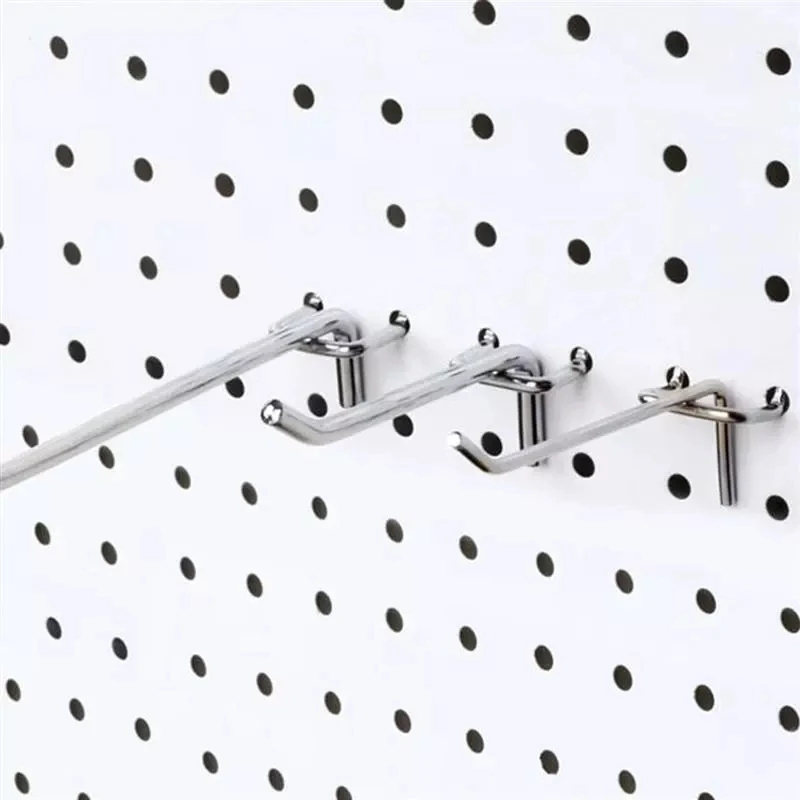 Carbon Steel Pegs Board Pegboard Hooks Garage Work Shop Storage Display Organization Steel Hanging Tool Storage Hooks