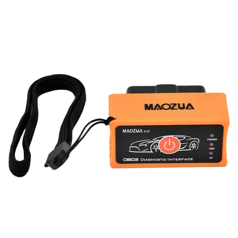 Mini Bluetooth ELM327 Auto Car Code Reader scanner tool obd2 adapter diagnostic tool Maozua Z137 V1.5 ELM 327