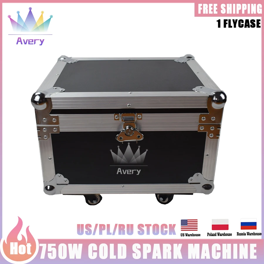 

No Tax 1Pcs/lot 2In1 Flycase for 750W Downward Cold Spark Machine Spark Cold Firework Machine Fountain Stage Sparkler Machine