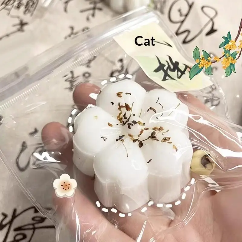 Cute Simulation Flower Cake Toy Mochi Pinching Toy Stress Relief Toys Slow Rebound Decompression Toys Gifts