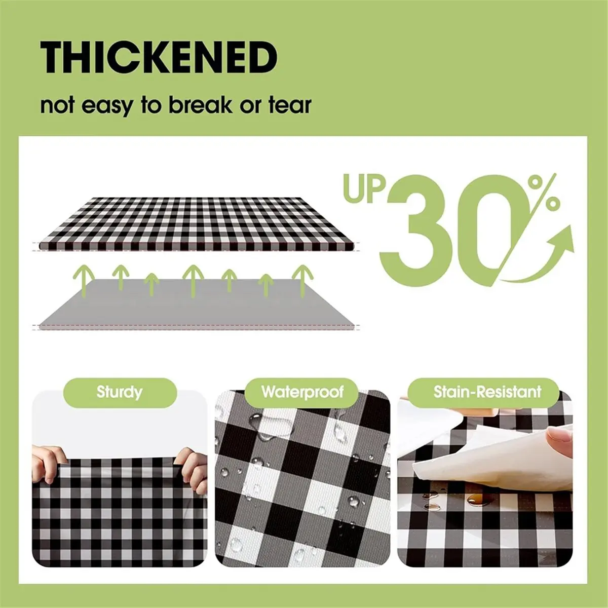 10pcs Plastic Table Cloth Disposable, 54 X 108 Inch, for Parties, Picnics, Decorative Tablecloths for Rectangle Tables