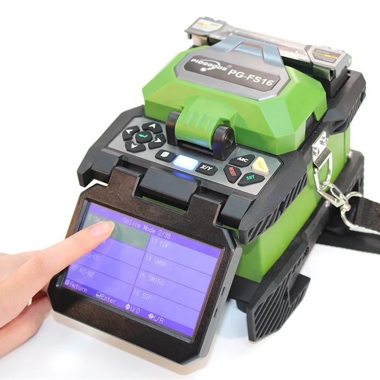 

Military quality colorful touch screen operate 7 Seconds fast splicing full automatic optical fiber splicer fusion