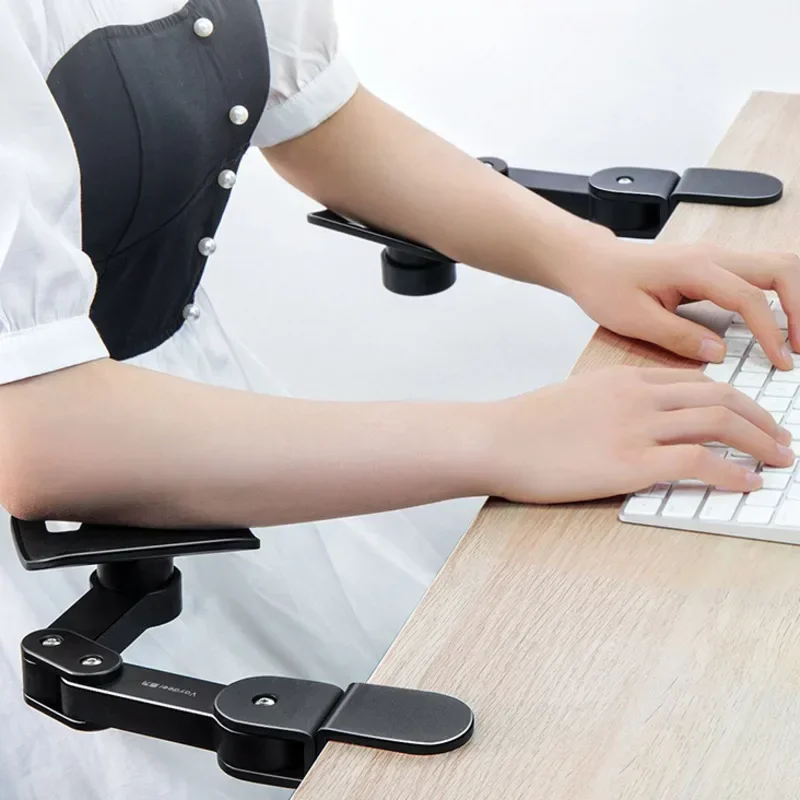 Rotatable Elbow Rest for Computer Keyboard Sponge Cushion Desktop Extension Stand Wrist and Arm Support Ergonomic Design