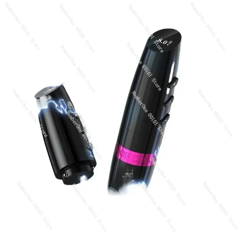 Dragon Kiss Wireless Tattoo Pen Machine Long Battery Life Permanent Makeup Embroidery Device All in One Tool Kit for Artists