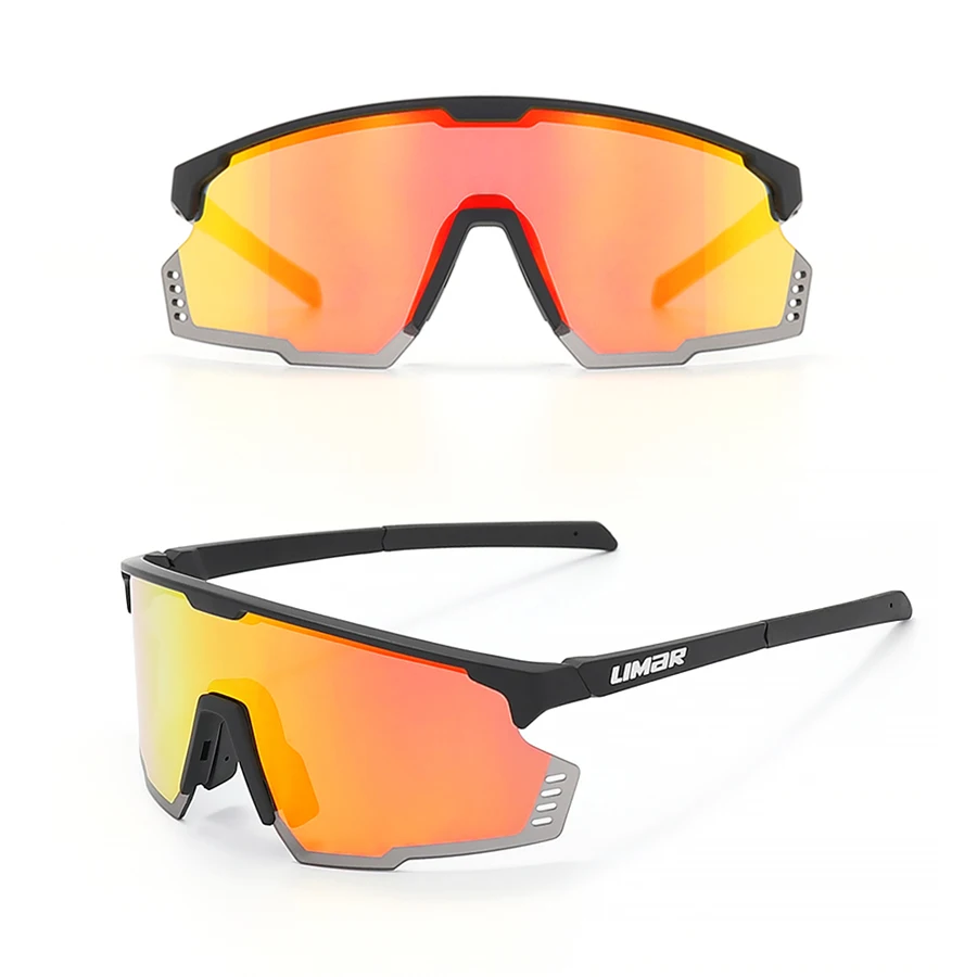 Polarized Cycling Sunglasses UV400 Sports Glasses with Replaceable Lenses Myopia Inner Frame for Bike Running