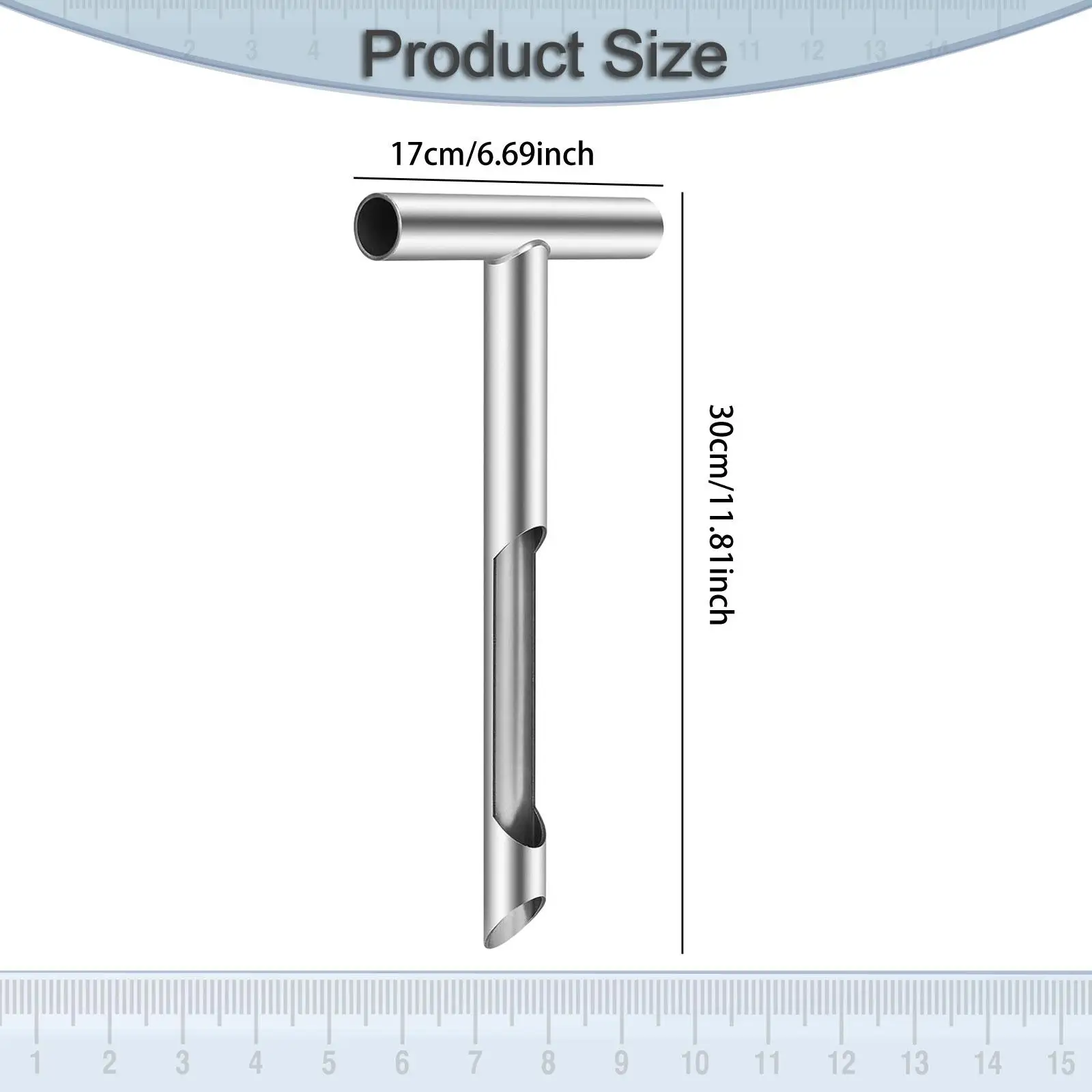 Soil Sampler Probe Golf Course ,Heavy Duty, Agriculture Seedling House Plants Soil Sampling Device Soil Test Tool