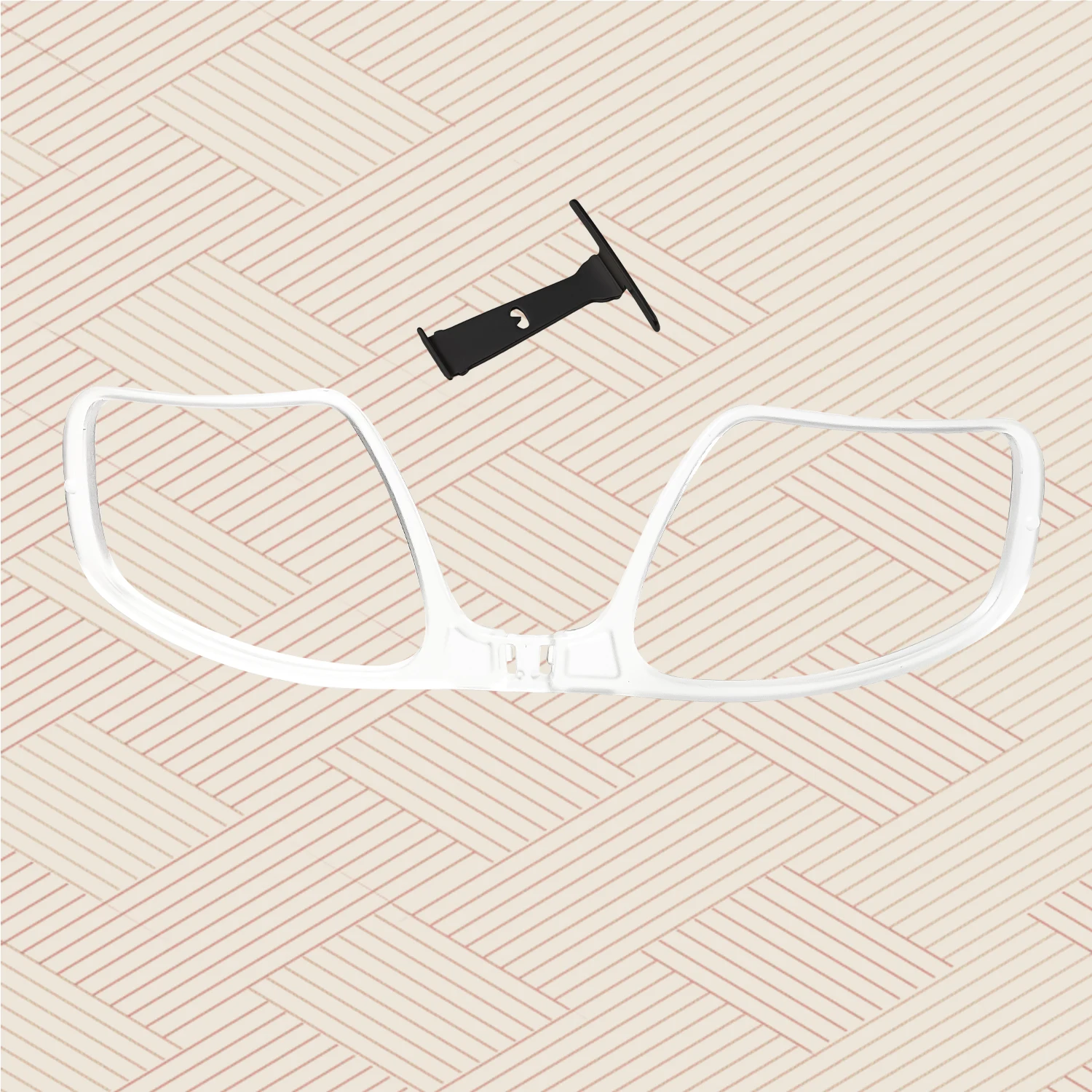 Insert Clip-On Lens Carrier+Metal Nose Bridge Wicket Blocker for Oakley Sutro OO9406 OO9406A Sutro S OO9462