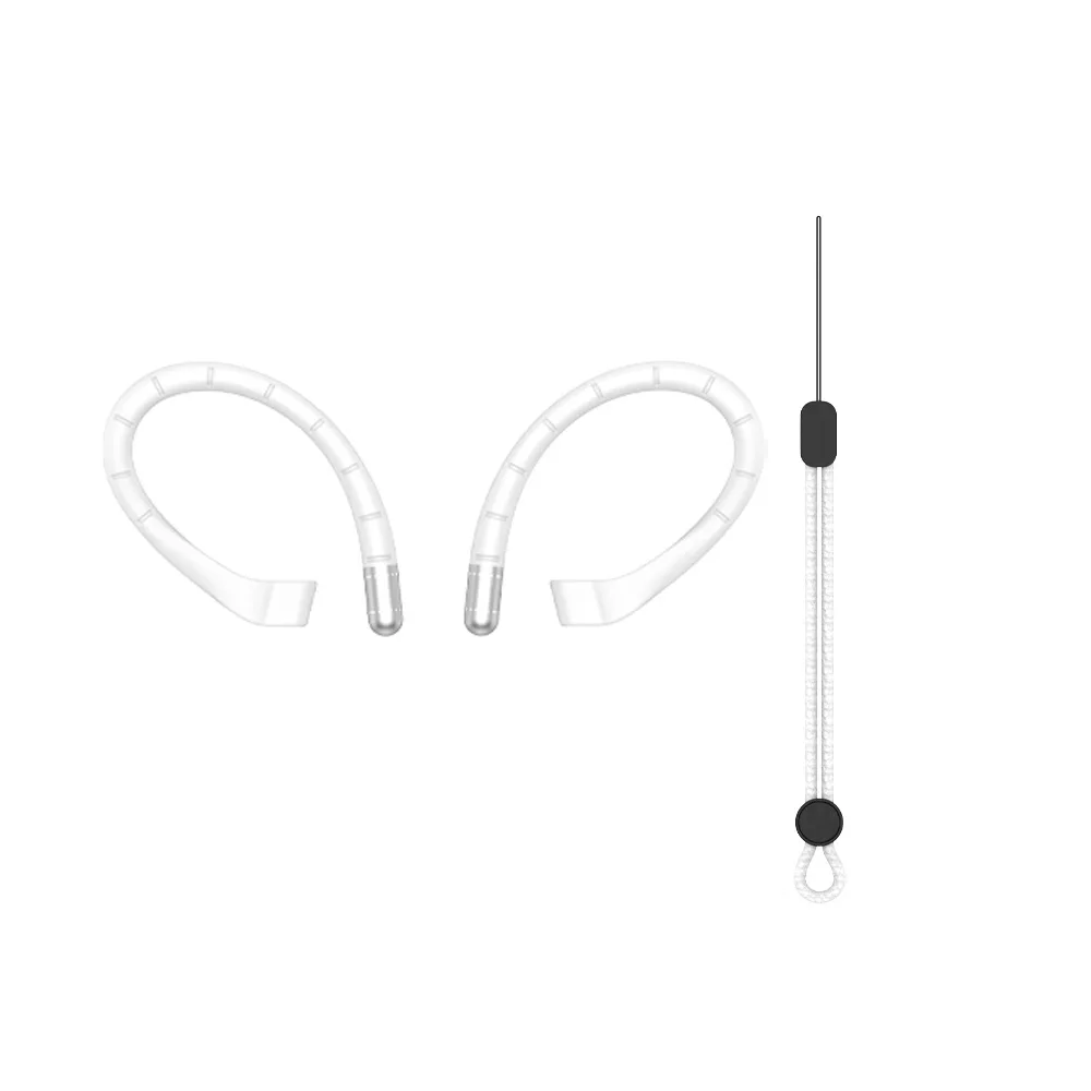 Silicone Anti-lost Earhook Built-in Steel Wire with Lanyard Ear Hook Durable Anti-fall for Samsung Galaxy Buds 3/3 Pro
