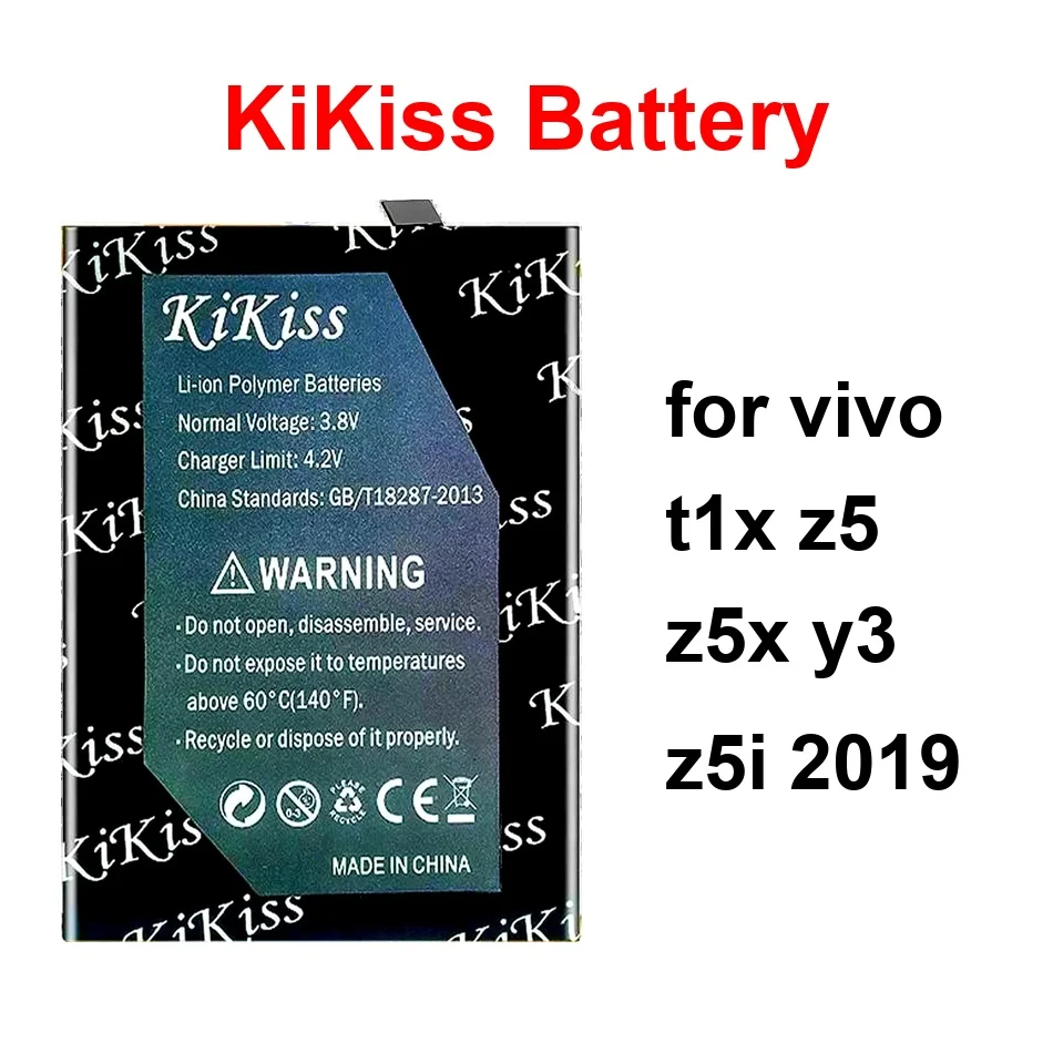 

Mobile Phone Battery Safe B-H3 B-G7 B-R3 5000-5700Mah For Vivo T1x Z5 Z5x Y3 Z5i 2019