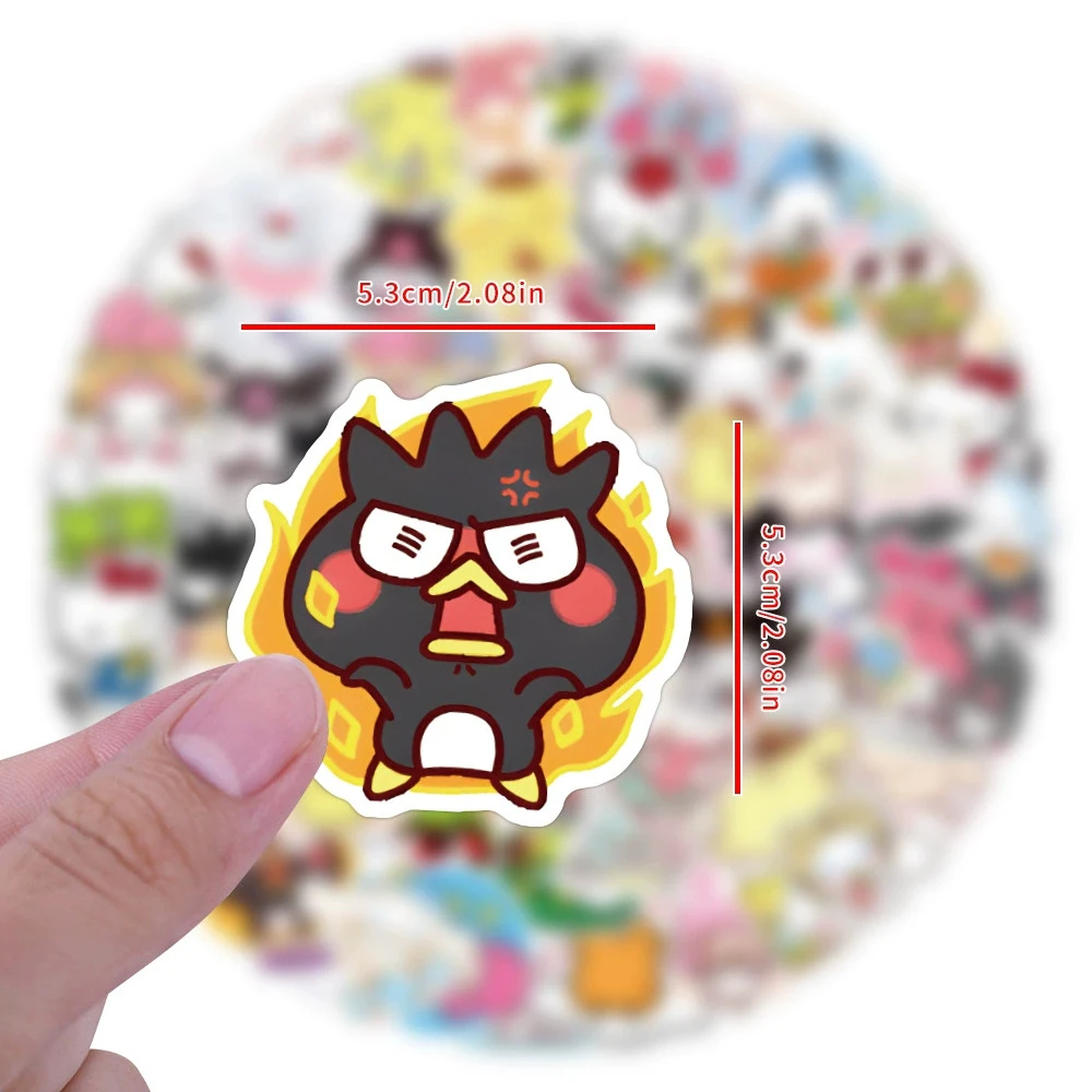 10/30/50/100 Stück Niedliche Sanrio Serie Anime Aufkleber Kuromi Pompom Purin Melody Cartoon Sticker Scrapbook Gitarre Handy Aufkleber Spielzeug – Detail 4