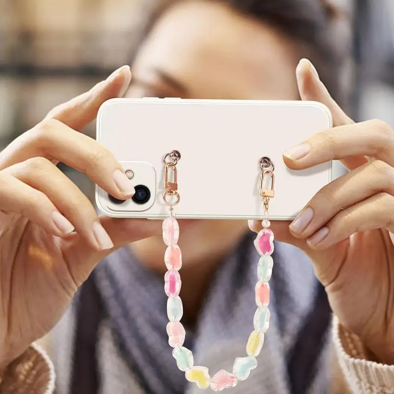 ห่วงโซ่โทรศัพท์มือถือ สะดวกสบาย ทนทาน ติดตั้งง่าย ความเข้ากันได้ การตกแต่งที่สร้างสรรค์แบบพกพา