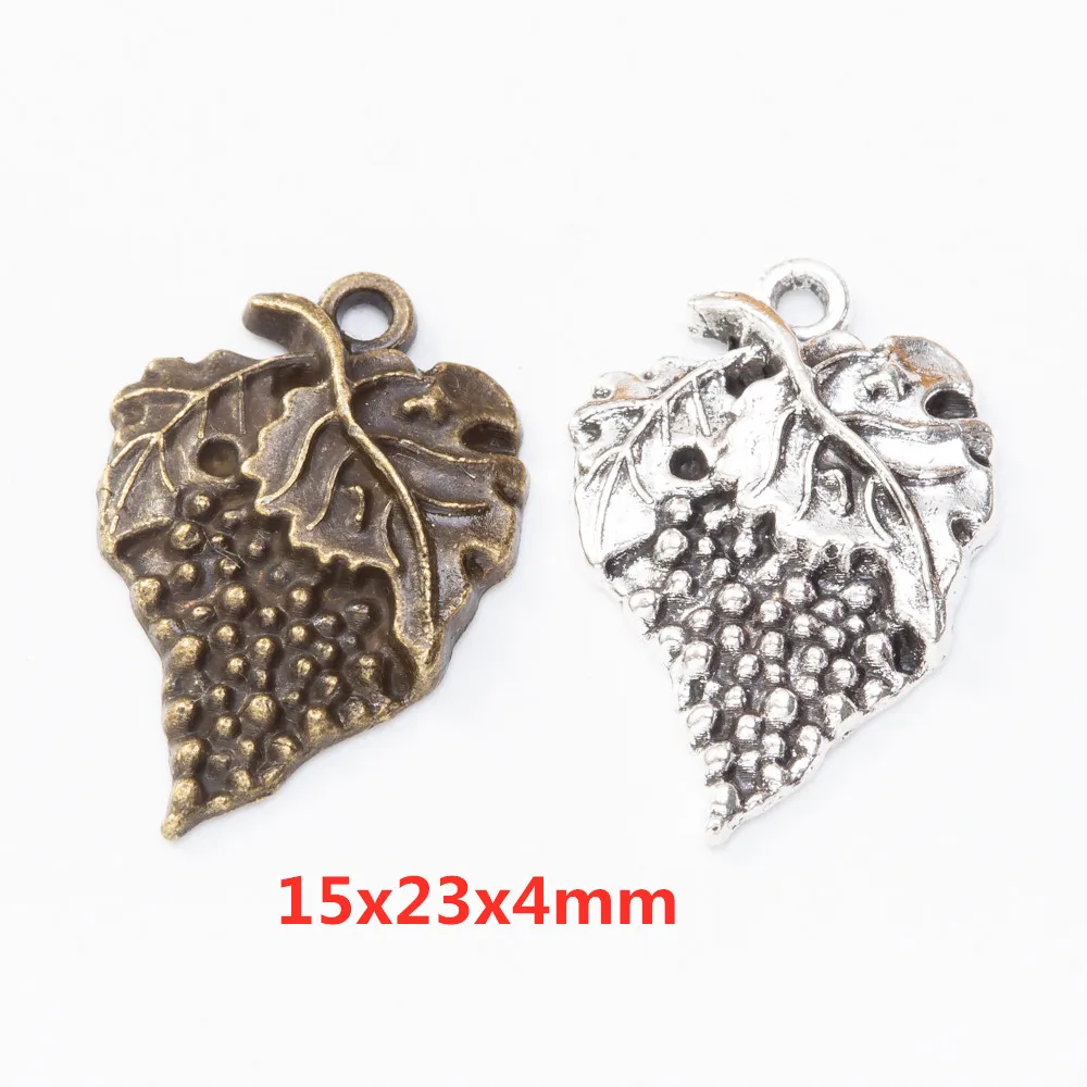 40pieces (food) vintage zinc alloy charm metal pendant DIY jewelry discovery making accessories 1467