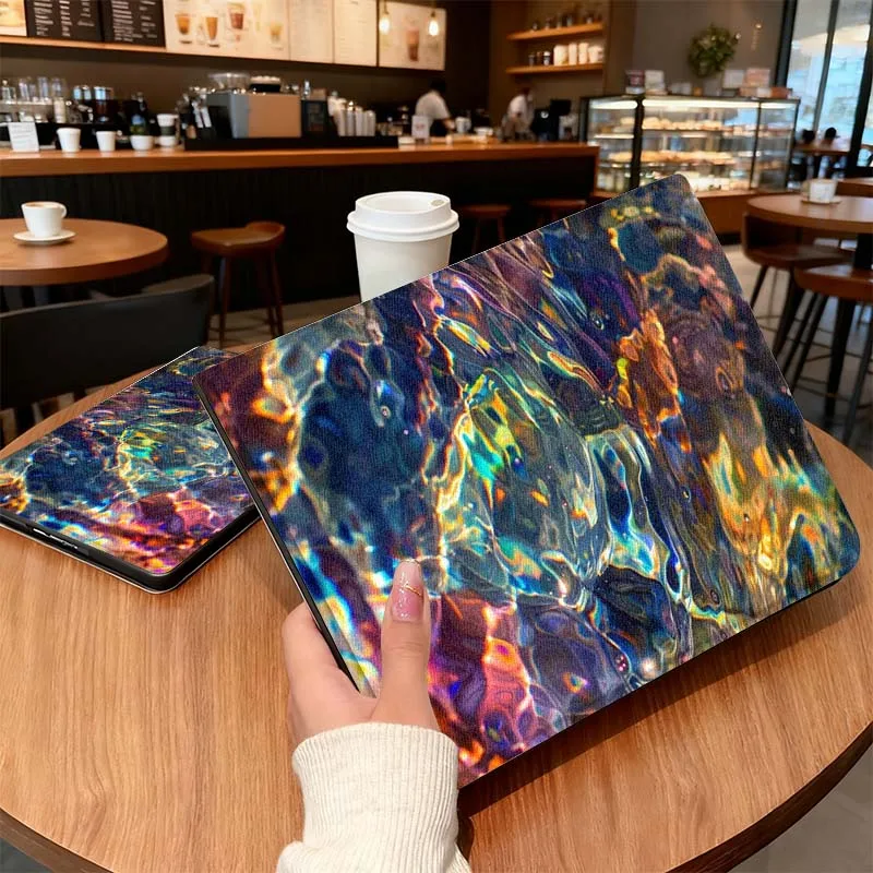 Wavy color mosaic For Lenovo Pad Tab Legion Xiaoxin Y900 Y700 K10 M10 P11 3rd Pro GT Plus Gen Cover Tablet Case