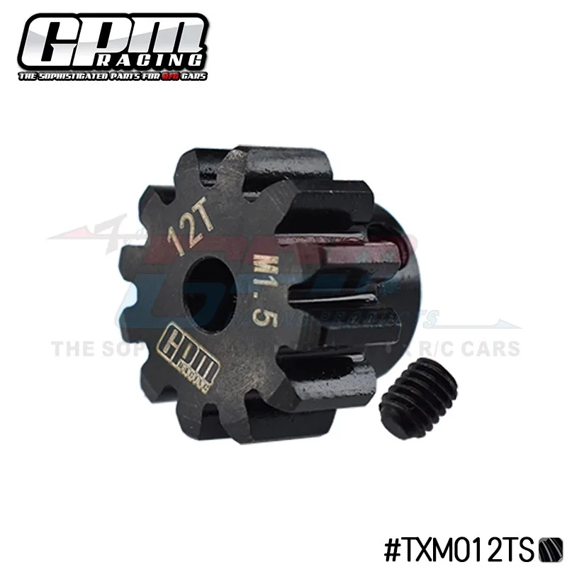GPM Medium Carbon Steel Motor Gear 12T 13T for TRAXXAS-1/5 X-MAXX 6S 8S XRT
