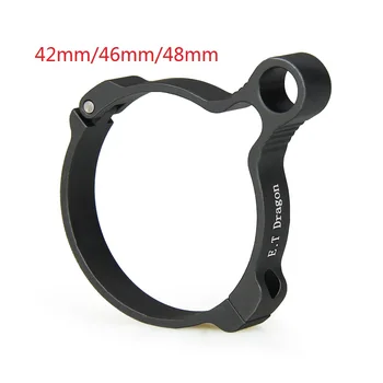 E.T 드래곤 블랙 ThrowLever 힌지 디자인 42mm 46mm 48mm 내부 소총 범위 조정 액세서리에 적합 HK33-0132