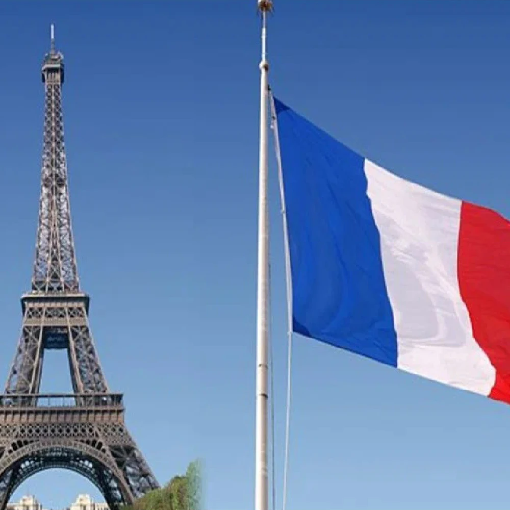 Bandera de Francia 90x150cm poliéster azul blanco rojo fra fr francés cartel colgante decoración bandera francesa