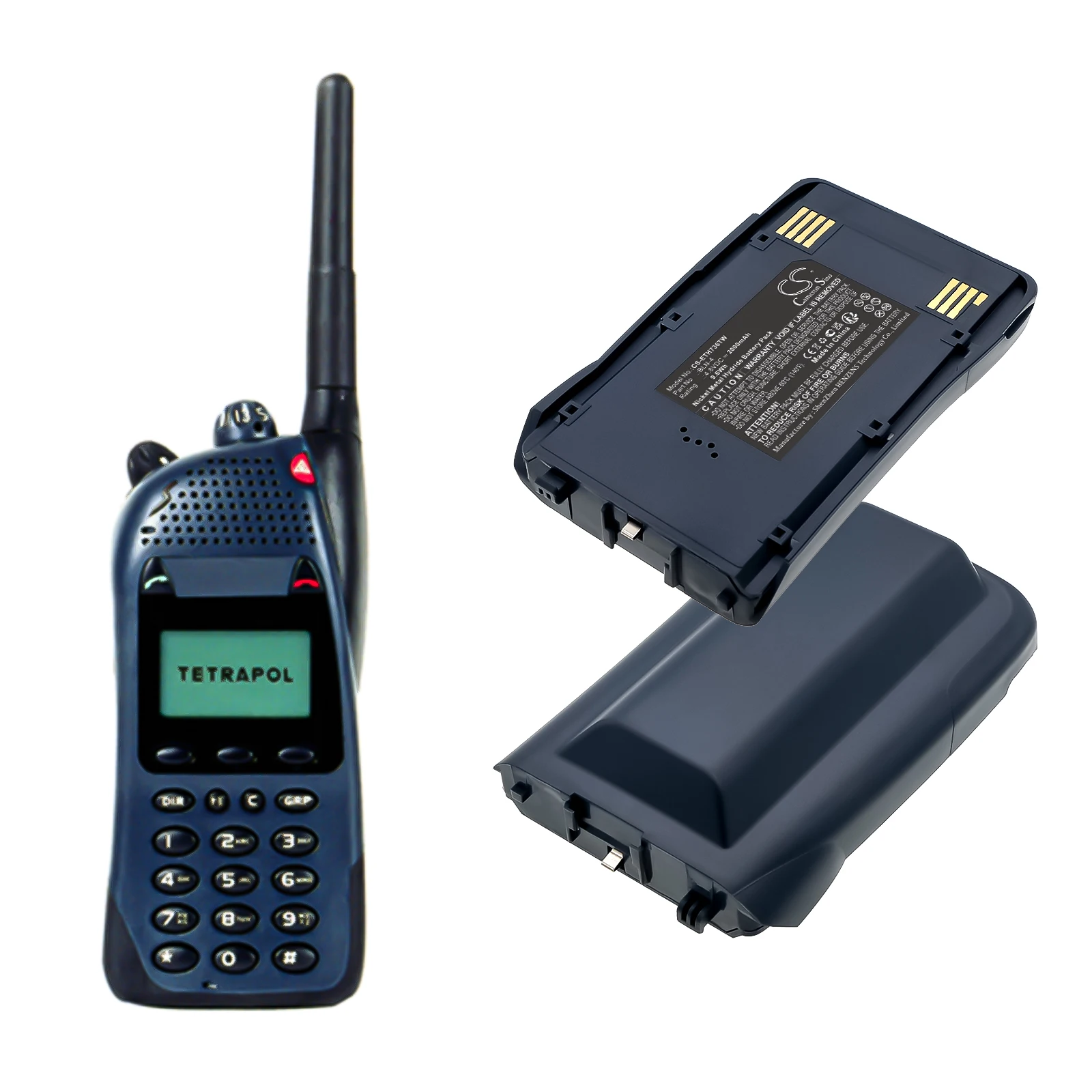 

Аккумулятор Cameron Sino 4,8 В 2000 мАч для двусторонней радиосвязи BLN-4 для EADS MC9620 MC5932 G2 HR5932 HR7365 M9620S HR5932 HH2G, G2 Plus G2+