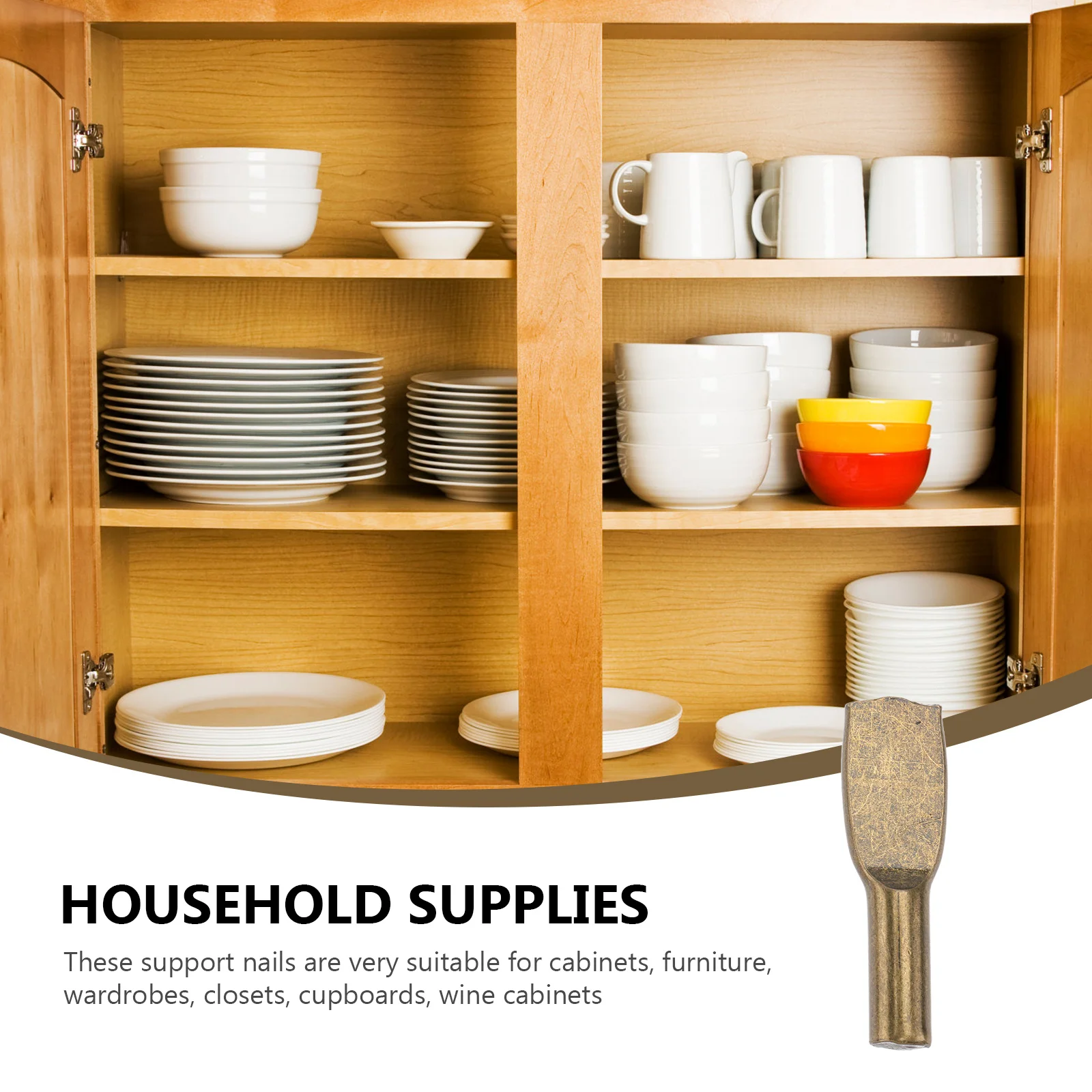 50 قطعة أوتاد الرف دبوس معدني ملعقة مسطحة الرف دعم دبابيس المنقولة مجلس الوزراء تحديد بين قوسين مناسبة لخزائن الرفوف