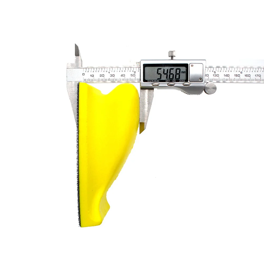 66x126mm PU Handmatige Slijpschijf Schuren Houder Polijstpad Backing Schurende Handblok Duurzaam Lange Levensduur